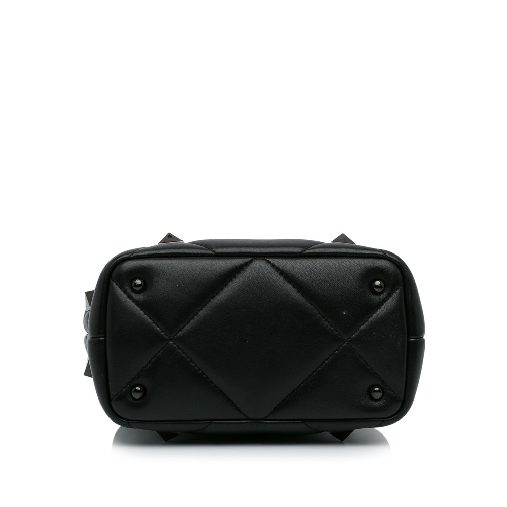 Pre-Loved Valentino Roman Stud Satchel - Picture 4 of 11